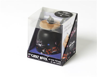 COFFRET - MUG UN PAUSE CHAT NOIR