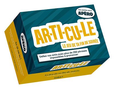 AR-TI-CU-LE : LE JEU DE TA FIN DE SOIREE (PETIT COFFRET)