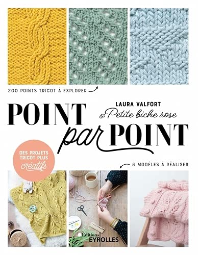 POINT PAR POINT - 200 POINTS DE TRICOT A EXPLORER, 8 MODELES A RE