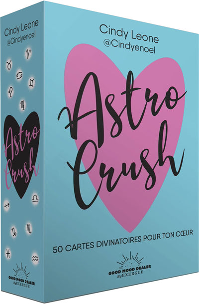 ASTRO CRUSH : 50 CARTES DIVINATOIRES POUR TON COEUR + LIVRET