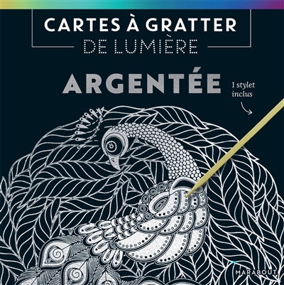 CARTES A GRATTER DE LUMIERE -ARGENTEE