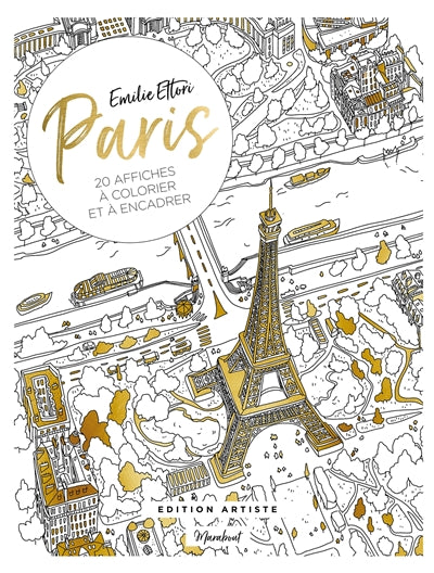 PARIS EDITION ARTISTE- A COLORIER