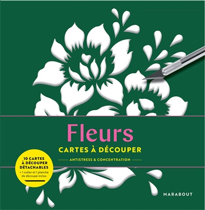 CARTES A DECOUPER -FLEURS