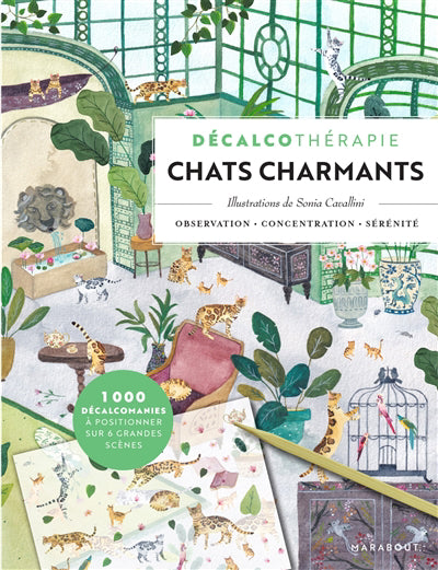 DECALCOTHERAPIE CHATS CHARMANTS