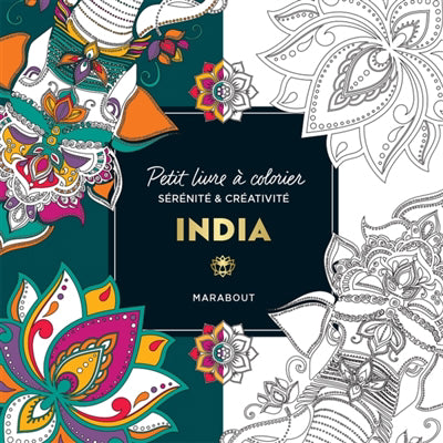 INDIA -PETIT LIVRE A COLORIER