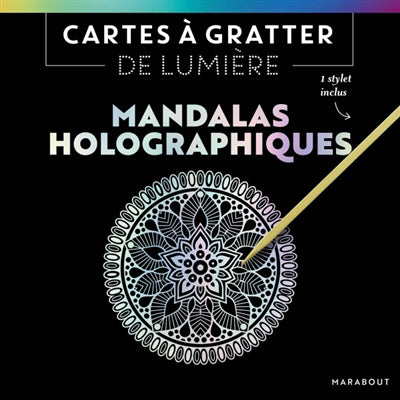 MANDALAS HOLOGRAPHIQUES -CARTES GRATTER