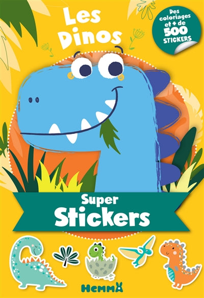 SUPER STICKERS - LES DINOS