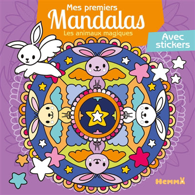 MES PREMIERS MANDALAS : LES ANIMAUX MAGIQUES AVEC STICKERS