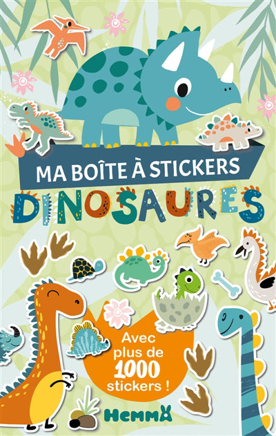 MA BOITE A STICKERS DINOSAURES