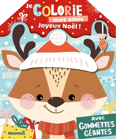 JOYEUX NOEL AVEC GOMMETTES GEANTES