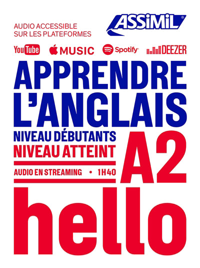 APPRENDRE L'ANGLAIS A2 2022