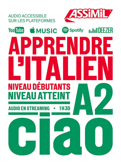 APPRENDRE L'ITALIEN A2 2022