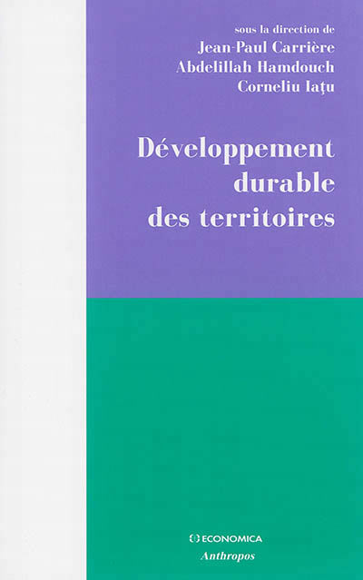 DÉVELOPPEMENT DURABLE DES TERRITOIRES