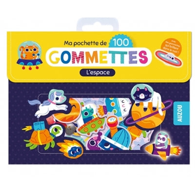 MA POCHETTE DE 100 GOMMETTES : L'ESPACE