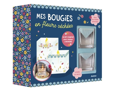 MES BOUGIES EN FLEURS SECHEES (COFFRET)