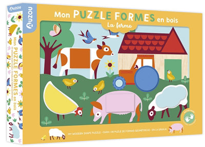 MON PUZZLE FORMES EN BOIS (COFFRET)