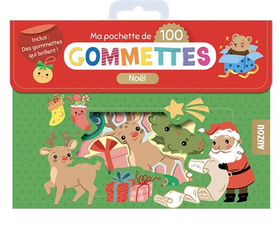 MA POCHETTE DE 100 GOMMETTES NOEL