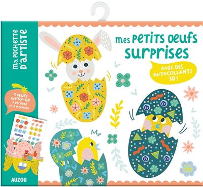 MES PETITS OEUFS SURPRISES AVEC DES AUTOCOLLANTS 3D