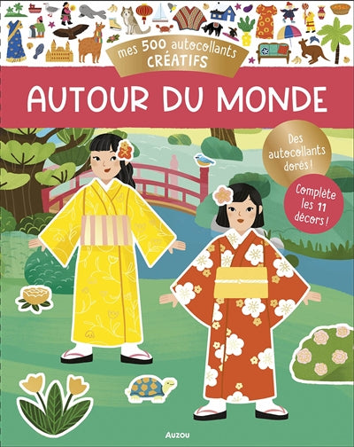 MES 500 AUTOCOLLANTS CREATIFS - AUTOUR DU MONDE