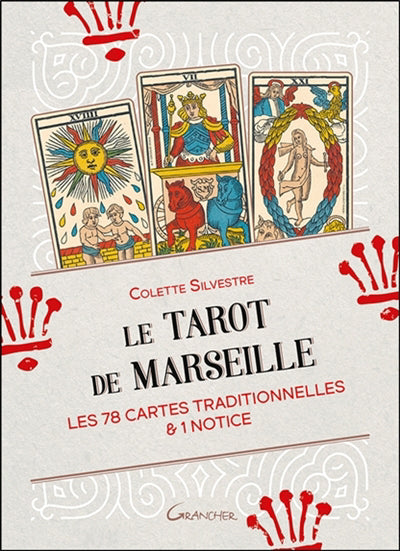 TAROT DE MARSEILLE LES 78 CARTES TRADITIONNELLES   1 NOTICE (COFF