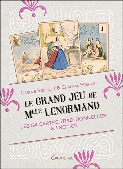 GRAND JEU DE MLLE LENORMAND (COFFRET 54 CARTES + LIVRET)
