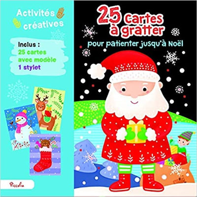 25 CARTES A GRATTER POUR PATIENTER JUSQU'A NOEL