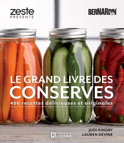 GRAND LIVRE DES CONSERVES