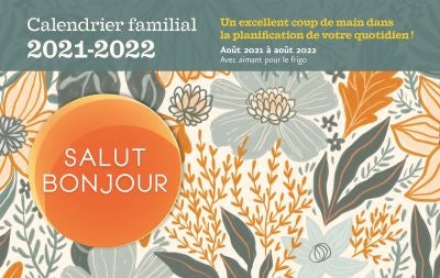 CALENDRIER FAMILIAL SALUT BONJOUR 21-22