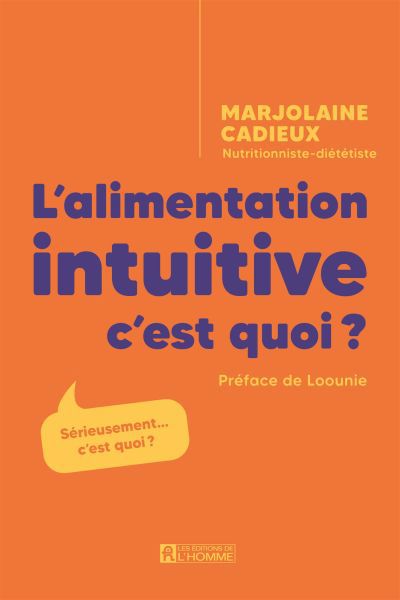 ALIMENTATION INTUITIVE, C'EST QUOI ?