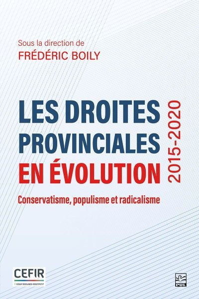 DROITES PROVINCIALES EN EVOLUTION (2015-2020)