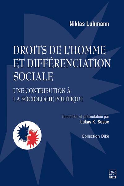 DROITS DE L'HOMME ET DIFFERENCIATION SOCIALE  UNE CONTRIBUTI