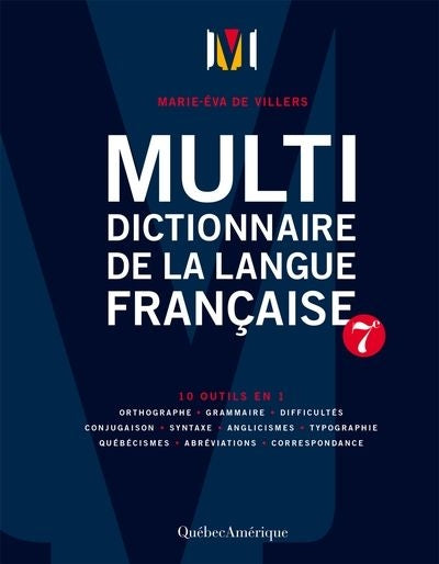 Multidictionnaire de la langue française [nouvelle édition]