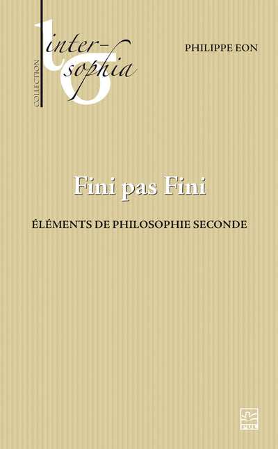FINI PAS FINI  ELEMENTS DE PHILOSOPHIE SECONDE