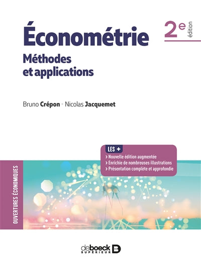 ECONOMÉTRIE : MÉTHODES ET APPLICATIONS