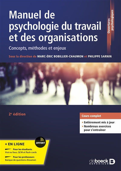 MANUEL DE PSYCHOLOGIE DU TRAVAIL ET DES ORGANISATIONS