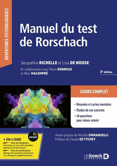 MANUEL DU TEST DE RORSCHACH