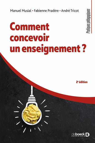 COMMENT CONCEVOIR UN ENSEIGNEMENT