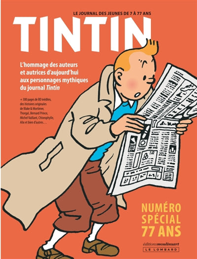 JOURNAL TINTIN  SPECIAL 77 ANS