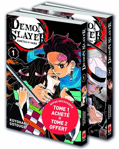 Demon slayer : pack decou. t01,t02 offert