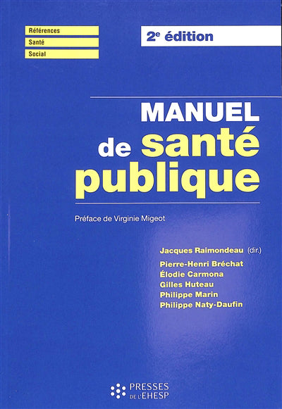 MANUEL DE SANTÉ PUBLIQUE