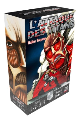 ATTAQUE DES TITANS T01-04 COFF.