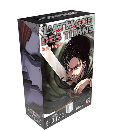 Attaque des Titans Coffret T09 à T12