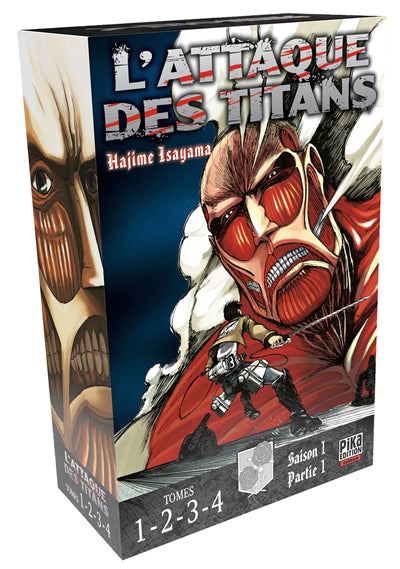 Attaque des Titans Coffret T01 à T04