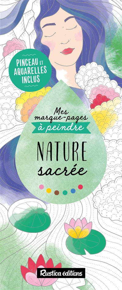 MES MARQUES-PAGES A PEINDRE  NATURE SACREE