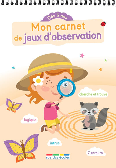 MON CARNET DE JEUX D'OBSERVATION (DES 5 ANS)