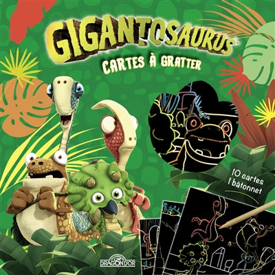 GIGANTOSAURUS - MES CARTES A GRATTER GIGANTOSAURUS