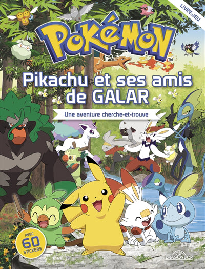 PIKACHU ET SES AMIS DE GALAR-CHERCHE ET TROUVE