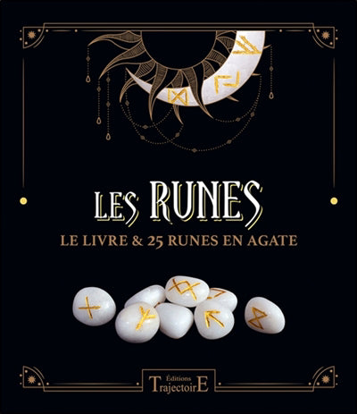 RUNES  (COFFRET 25 RUNES EN AGATE + LIVRET)