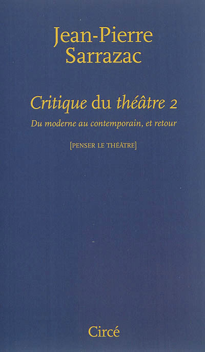 Critique du théâtre, t. 02