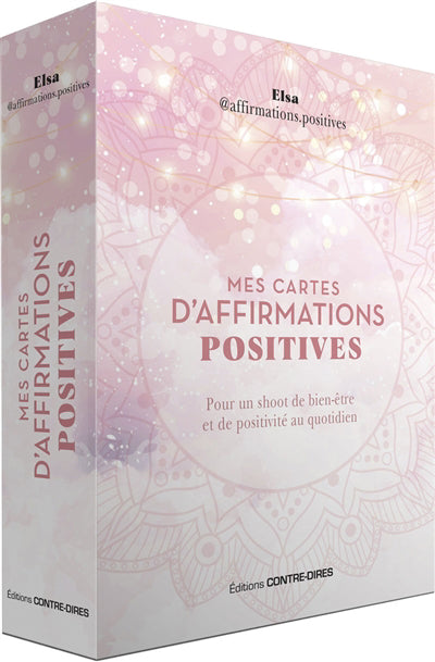 MES CARTES D'AFFIRMATIONS POSITIVES (COFFRET 40 CARTES + LIVRET)